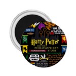 Book Collage Based On Harry Potter And The Philosopher s Stone 2.25  Magnet