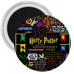 Book Collage Based On Harry Potter And The Philosopher s Stone 3  Magnet