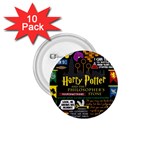 Book Collage Based On Harry Potter And The Philosopher s Stone 1.75  Button (10 pack) 