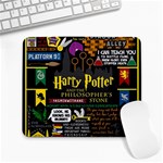 Book Collage Based On Harry Potter And The Philosopher s Stone Large Mousepad