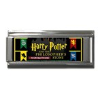 Book Collage Based On Harry Potter And The Philosopher s Stone Superlink Italian Charm (9mm)
