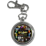 Book Collage Based On Harry Potter And The Philosopher s Stone Key Chain Watch