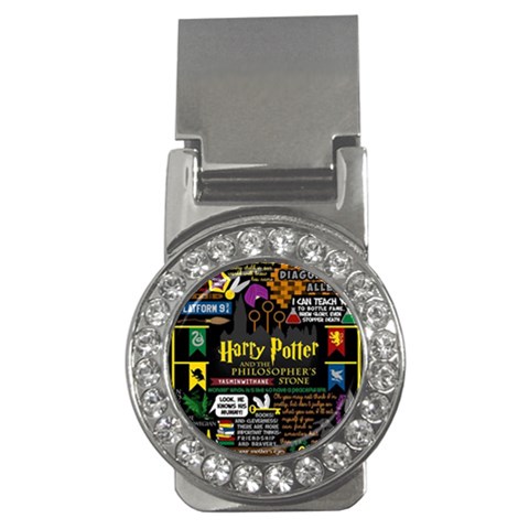 Book Collage Based On Harry Potter And The Philosopher s Stone Money Clip (CZ) from ArtsNow.com Front