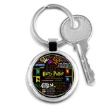 Book Collage Based On Harry Potter And The Philosopher s Stone Key Chain (Round)