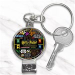 Book Collage Based On Harry Potter And The Philosopher s Stone Nail Clippers Key Chain