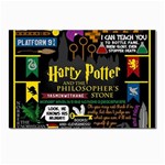 Book Collage Based On Harry Potter And The Philosopher s Stone Postcard 4  x 6 
