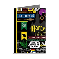 Book Collage Based On Harry Potter And The Philosopher s Stone Mini Greeting Cards (Pkg of 8) from ArtsNow.com Right