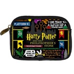 Book Collage Based On Harry Potter And The Philosopher s Stone Digital Camera Leather Case