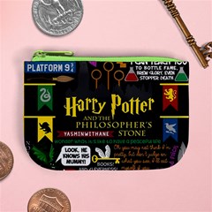 Book Collage Based On Harry Potter And The Philosopher s Stone Mini Coin Purse from ArtsNow.com Front