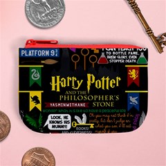 Book Collage Based On Harry Potter And The Philosopher s Stone Mini Coin Purse from ArtsNow.com Front
