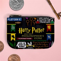 Book Collage Based On Harry Potter And The Philosopher s Stone Mini Coin Purse from ArtsNow.com Front