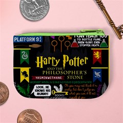 Book Collage Based On Harry Potter And The Philosopher s Stone Mini Coin Purse from ArtsNow.com Back