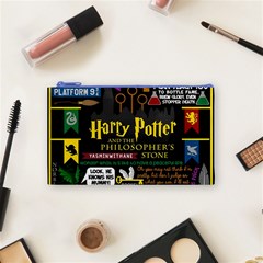 Book Collage Based On Harry Potter And The Philosopher s Stone Cosmetic Bag (Small) from ArtsNow.com Front
