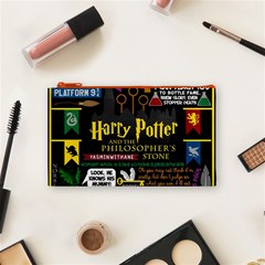 Book Collage Based On Harry Potter And The Philosopher s Stone Cosmetic Bag (Small) from ArtsNow.com Front
