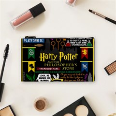Book Collage Based On Harry Potter And The Philosopher s Stone Cosmetic Bag (Small) from ArtsNow.com Front