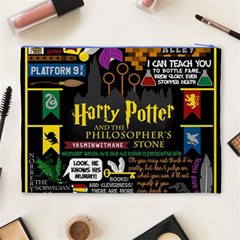 Book Collage Based On Harry Potter And The Philosopher s Stone Cosmetic Bag (XL) from ArtsNow.com Back