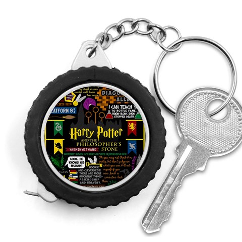 Book Collage Based On Harry Potter And The Philosopher s Stone Measuring Tape from ArtsNow.com Front