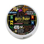Book Collage Based On Harry Potter And The Philosopher s Stone 4-Port USB Hub (Two Sides)