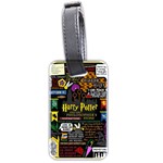 Book Collage Based On Harry Potter And The Philosopher s Stone Luggage Tag (two sides)