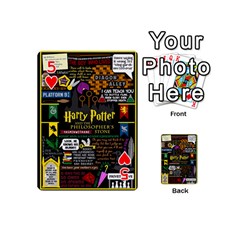 Book Collage Based On Harry Potter And The Philosopher s Stone Playing Cards 54 (Mini) from ArtsNow.com Front - Heart5