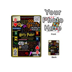 Book Collage Based On Harry Potter And The Philosopher s Stone Playing Cards 54 (Mini) from ArtsNow.com Front - Heart8