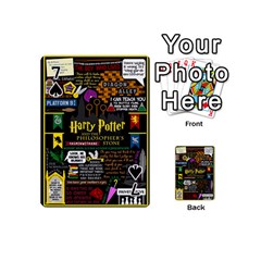 Book Collage Based On Harry Potter And The Philosopher s Stone Playing Cards 54 (Mini) from ArtsNow.com Front - Spade7