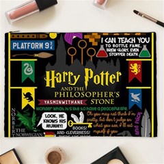 Book Collage Based On Harry Potter And The Philosopher s Stone Cosmetic Bag (XXL) from ArtsNow.com Front