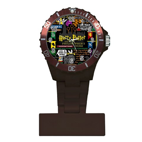 Book Collage Based On Harry Potter And The Philosopher s Stone Plastic Nurses Watch from ArtsNow.com Front