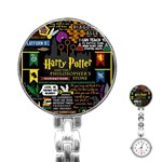 Book Collage Based On Harry Potter And The Philosopher s Stone Stainless Steel Nurses Watch