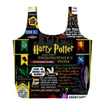 Book Collage Based On Harry Potter And The Philosopher s Stone Full Print Recycle Bag (L)
