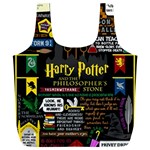 Book Collage Based On Harry Potter And The Philosopher s Stone Full Print Recycle Bag (XL)