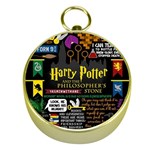 Book Collage Based On Harry Potter And The Philosopher s Stone Gold Compass