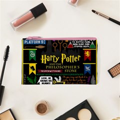 Book Collage Based On Harry Potter And The Philosopher s Stone Cosmetic Bag (XS) from ArtsNow.com Front