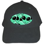 Alien Pattern Black Cap