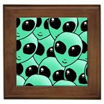 Alien Pattern Framed Tile
