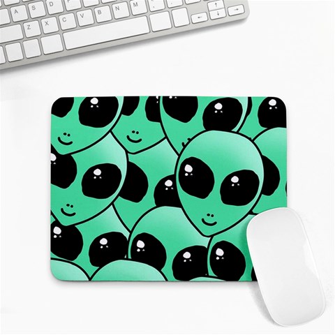 Alien Pattern Small Mousepad from ArtsNow.com Front