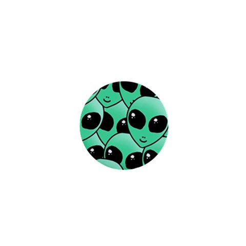 Alien Pattern 1  Mini Magnet from ArtsNow.com Front