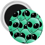 Alien Pattern 3  Magnet