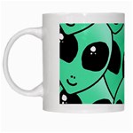 Alien Pattern White Mug