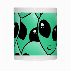 Alien Pattern White Mug from ArtsNow.com Center