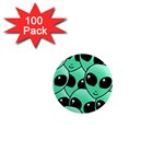 Alien Pattern 1  Mini Magnet (100 pack) 