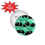 Alien Pattern 1.75  Button (10 pack) 