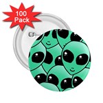 Alien Pattern 2.25  Button (100 pack)