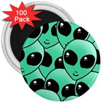 Alien Pattern 3  Magnet (100 pack)