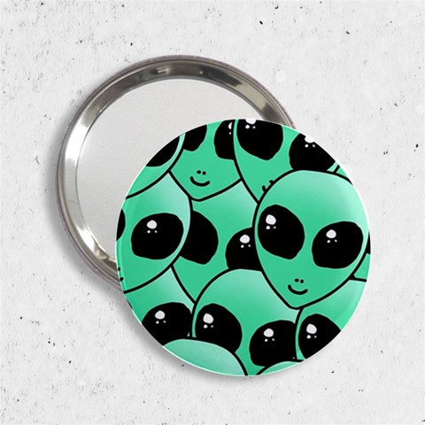 Alien Pattern 2.25  Handbag Mirror from ArtsNow.com Front