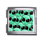 Alien Pattern Mega Link Italian Charm (18mm)