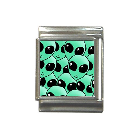 Alien Pattern Italian Charm (13mm) from ArtsNow.com Front