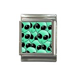 Alien Pattern Italian Charm (13mm)