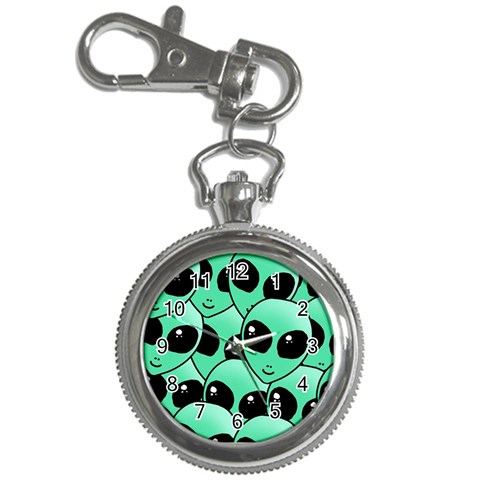 Alien Pattern Key Chain Watch from ArtsNow.com Front