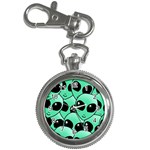 Alien Pattern Key Chain Watch